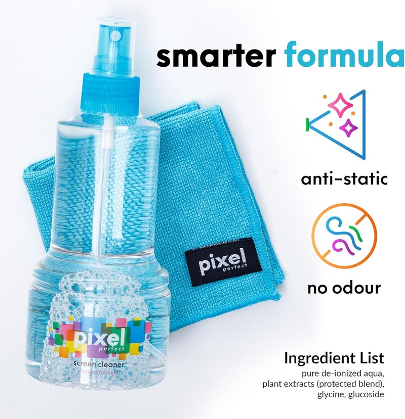 IT Dusters Pixel Perfect | 10oz | Screen Cleaner Kit, for TV, Laptops, Computers, Monitors, Phones, Tablets | 300ml Cleaning Kit, Premium Natural Spray - Image 4